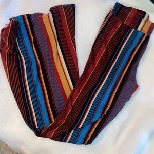 Vivicastle Women's Boho Comfy Stretchy Bell Bottom Flare Pants